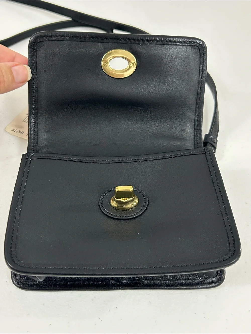 Coach Vintage Mini Black Turnlock Belt Bag NWT
